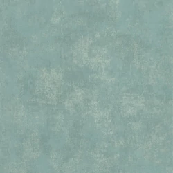 Casadeco Elegáns kékes zöld vlies tapéta kőhatású mintázattal Prague Stone Uni Vert Topaze 53 cm X 10 m