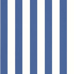 Casadeco Csíkos klasszikus kék vlies tapéta Olympe Bleu Grec 53 cm X 10 m