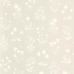 Casadeco Pitypangos romantikus bézs vlies tapéta Herbier Beige Lin 53 cm X 10 m