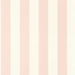 Casadeco Klasszikus rózsaszín csíkos vinyl tapéta Baltic Rayure Péche 53 cm X 10 m
