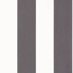 Casadeco Vastag csíkos klasszikus fekete-fehér vlies tapéta Bruges Charbon 53 cm X 10 m