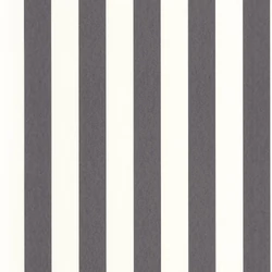 Casadeco Csíkos klasszikus fekete vlies tapéta Olympe Charbon 53 cm X 10 m