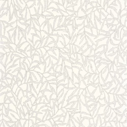 Casadeco Bambusz mintás elegáns fehér vinyl tapéta Bambu Blanc Coton 53 cm X 10 m