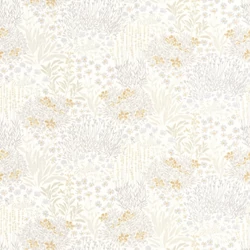 Casadeco Elegáns virág mintás bézs vlies tapéta Flowered Grove Naturel 53 cm X 10 m