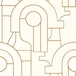 Casadeco Absztrakt mintás elegáns bézs vlies tapéta Arty Camel 53 cm X 10 m