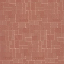 Casadeco Geometriai mintás modern piros vlies tapéta Kensai Rouge Carmin 53 cm X 10 m