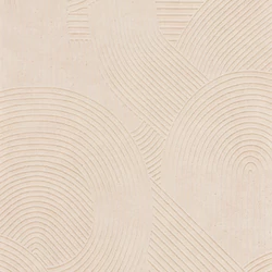 Casadeco 3D hatású modern vonalmintás bézs vlies tapéta Jardin Des Pierres Beige Sable 53 cm X 10 m