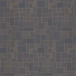 Casadeco Geometriai mintás modern sötétkék vlies tapéta Kensai Bleu Encre 53 cm X 10 m