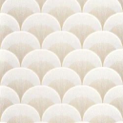 Casadeco Elegáns art deco bézs-arany vlies tapéta Broadway Beige Lin 53 cm X 10 m