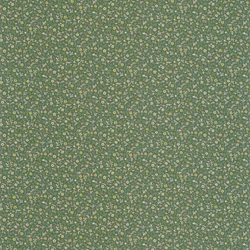 Casadeco Apró virág mintás romantikus zöld vlies tapéta Myosotis Vert Mousse 53 cm X 10 m