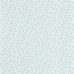 Casadeco Romantikus gyöngyvirágos világoskék vlies tapéta Lily Of The Valley Bleu Ciel 53 cm X 10 m