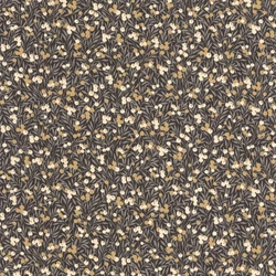 Casadeco Színes bogyós romantikus fekete-bézs vlies tapéta Cherry Noir/Beige 53 cm X 10 m