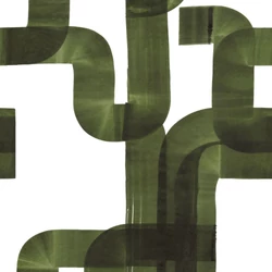 Casadeco Absztrakt mintás modern zöld vlies poszter tapéta Abstract Vert Kaki 50 cm X 3 m