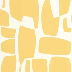 Casadeco Modern sárga vlies tapéta absztrakt mintával Module Jaune Lemon 53 cm X 10 m