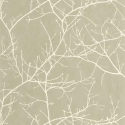 Casadeco Elegáns faág mintás világoszöld vinyl tapéta Vancouver Vert Lichen 53 cm X 10 m