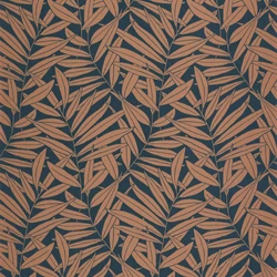 Casadeco Páfrány mintás rozsdabarna vlies tapéta Preston Rouille 53 cm X 10 m