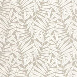 Casadeco Páfrány mintás bézs vlies tapéta Preston Naturel 53 cm X 10 m