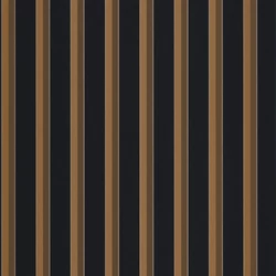 Casadeco Elegáns vékony csíkos fekete-barna vlies tapéta Country Club Mordore Noir 53 cm X 10 m