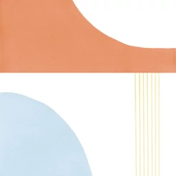 Casadeco Modern absztrakt mintás színes vlies tapéta Pop Art Multico Pop 53 cm X 10 m