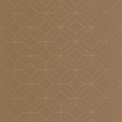 Casadeco Modern geometrikus barna vlies tapéta Precision Chamois 53 cm x 10 m