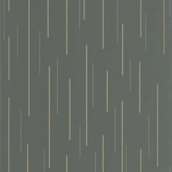 Casadeco Vonalmintás elegáns zöld-arany vlies tapéta Suspension Vert Taiga 53 cm X 10 m