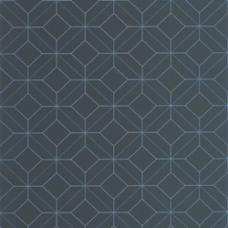 Casadeco Modern geometrikus sötétkék vlies tapéta Precision Bleu Marine 53 cm x 10 m