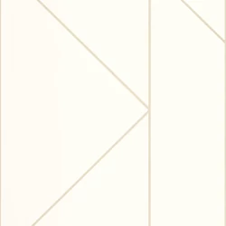 Casadeco Geometriai mintás elegáns törtfehér vlies tapéta Pure Blanc Craie 53 cm x 10 m