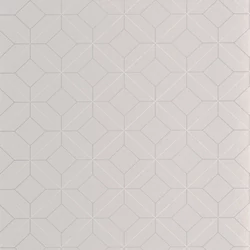 Casadeco Modern geometrikus szürke vlies tapéta Precision Gris Plume 53 cm x 10 m