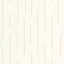 Casadeco Vonalmintás elegáns fehér-arany vlies tapéta Suspension Naturel 53 cm X 10 m