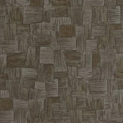 Casadeco Modern famintázattal sötétbarna vinyl tapéta Dura Noir Reglisee 53 cm X 10 m