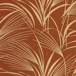 Casadeco Nádszál mintás piros vinyl tapéta Samarra Rouille 53 cm X 10 m