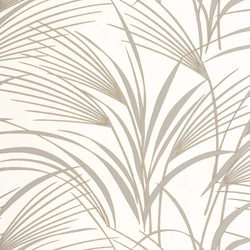 Casadeco Nádszál mintás bézs vinyl tapéta Samarra Naturel 53 cm X 10 m