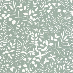 Casadeco Apró levélmintás kék vlies tapéta La Bastide Bleu 53 cm X 10 m