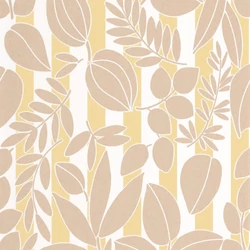 Casadeco Drapp mintás sárga csíkos Ramatuelle Sable/Jaune Citronnade 53 cm X 10 m