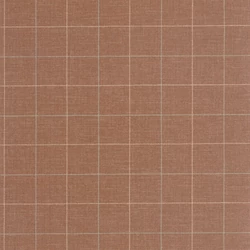 Casadeco Kockás rozsdabarna vlies tapéta Liam Rouille 53 cm X 10 m