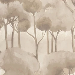 Casadeco Modern fa mintás bézs vinyl tapéta Foret Des Landes Lin 53 cm X 10 m