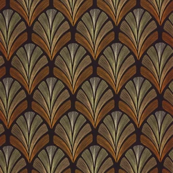 Casadeco Elegáns Art deco terrakotta vlies tapéta Folies St James Terracotta 53 cm X 10 m