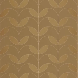 Casadeco Elegáns sárga vlies tapéta metál fénnyel Mistinguett Mordore 53 cm X 10 m