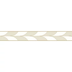 Casadeco Vékony bézs mintás vlies bordűr La Festive Beige Lin 5 cm X 6 m