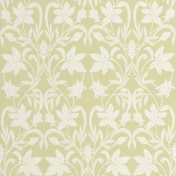 Casadeco virág mintás pisztácia színű vlies tapéta Primrose Pistache 53 cm X 10 m