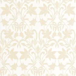 Casadeco virág mintás bézs vlies tapéta Primrose Naturel 53 cm X 10 m