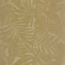 Casadeco Pálmalevél mintás arany színű vinyl tapéta Granada Gold 53 cm X 10 m