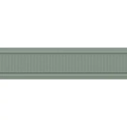 Casadeco Csíkos zöld vlies bordűr La Comtesse Celadon 10 cm X 6 m