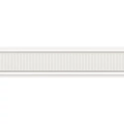 Casadeco Csíkos fehér vlies bordűr La Comtesse Blanc Antique 10 cm X 6 m