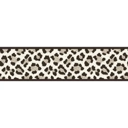 Casadeco ocelot mintás bézs vlies bordűr Ocelot Beige Ficelle 8 cm X 6 m