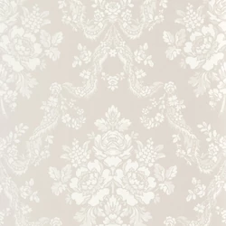 Casadeco szürkés bézs barokk mintás vlies tapéta Pompadour Gris Perle 53 cm X 10 m