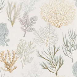 Casadeco Korall mintás sárga vinyl tapéta Corail Jaune 53 cm X 10 m