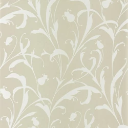 Casadeco Modern zöld vlies tapéta szatén fénnyel Opaline Vert Amande 53 cm X 10 m