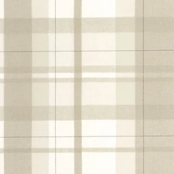 Casadeco Szövethatású kockás bézs vlies tapéta Tartan Touch Noisette 53 cm X 10 m