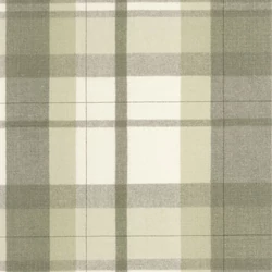 Casadeco Szövethatású kockás zöld vlies tapéta Tartan Touch Vert Amande 53 cm X 10 m